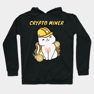 Crypto Miner Persian Cat Hoodie